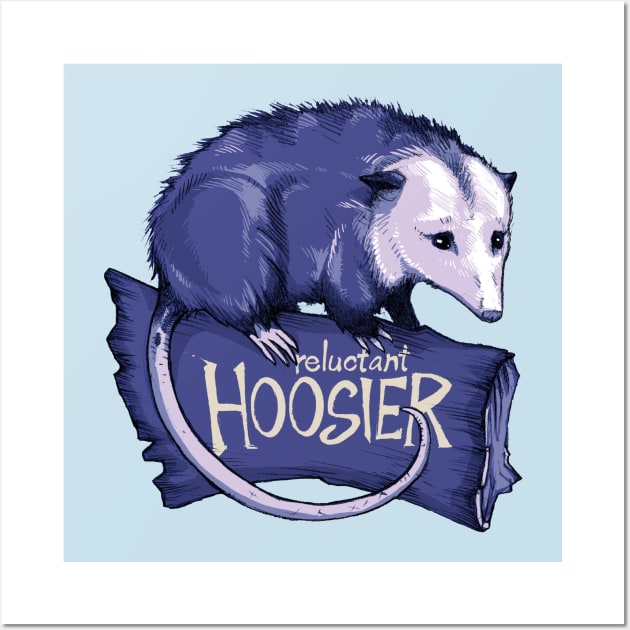 Reluctant Hoosier Wall Art by Starsprinkle Supercollider